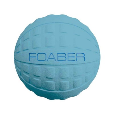 Pet Brands Foaber Bounce Ball Foam Rubber Hybrid Dog Toy, Blue 7 cm